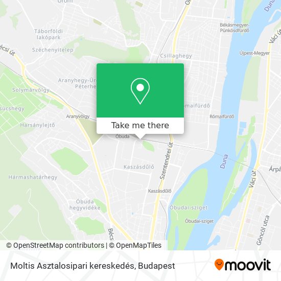 Moltis Asztalosipari kereskedés map