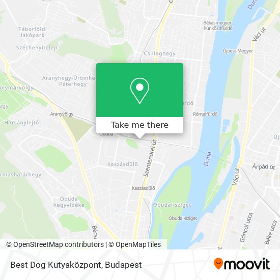 Best Dog Kutyaközpont map