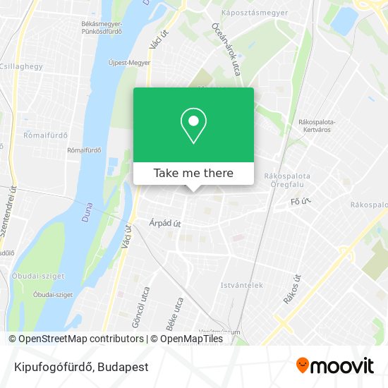 Kipufogófürdő map