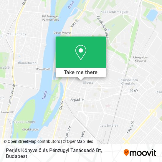 Perjés Könyvelő és Pénzügyi Tanácsadó Bt map