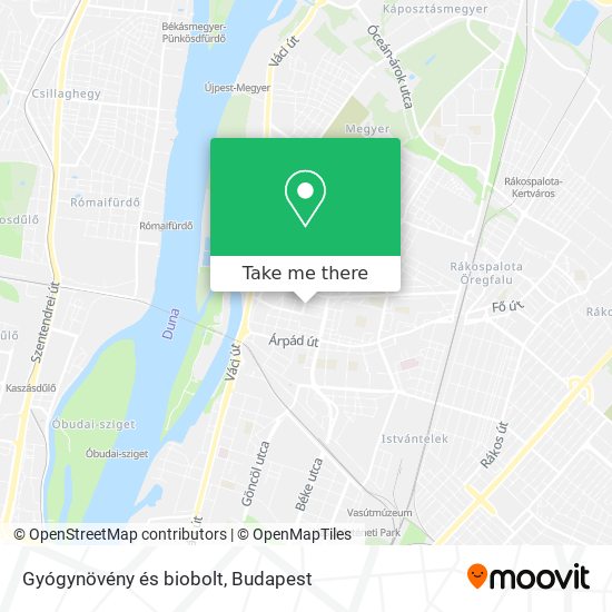 Gyógynövény és biobolt map