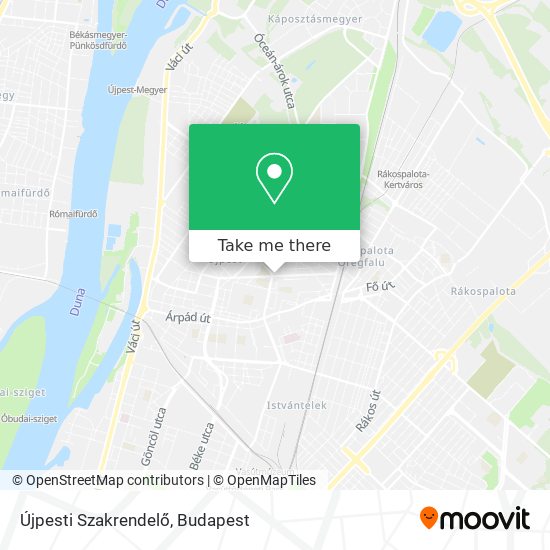 Újpesti Szakrendelő map