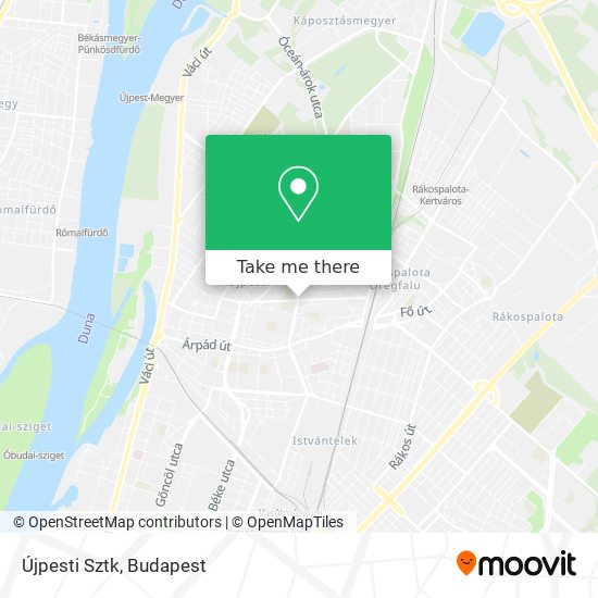 Újpesti Sztk map
