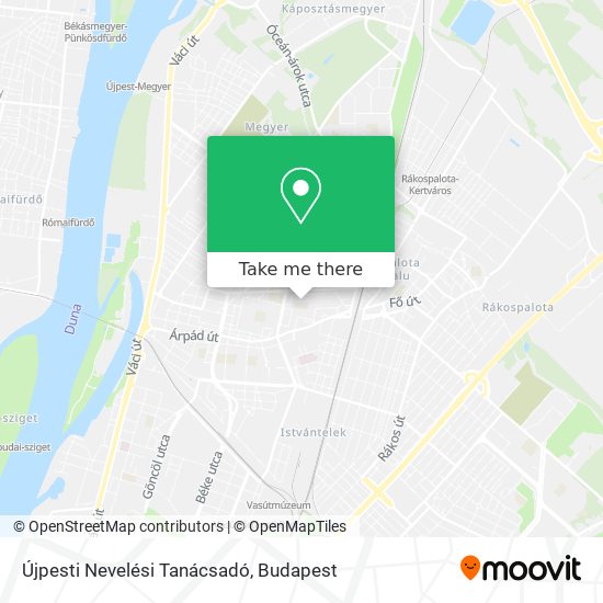 Újpesti Nevelési Tanácsadó map