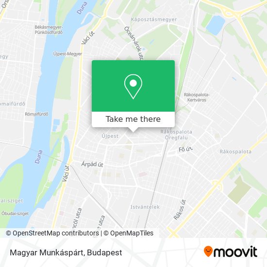 Magyar Munkáspárt map
