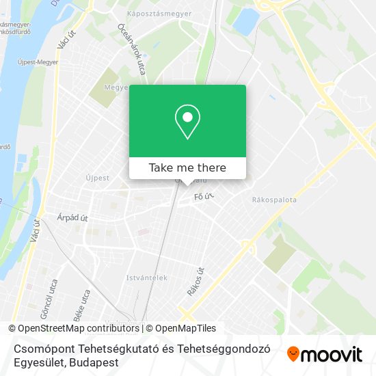 Csomópont Tehetségkutató és Tehetséggondozó Egyesület map