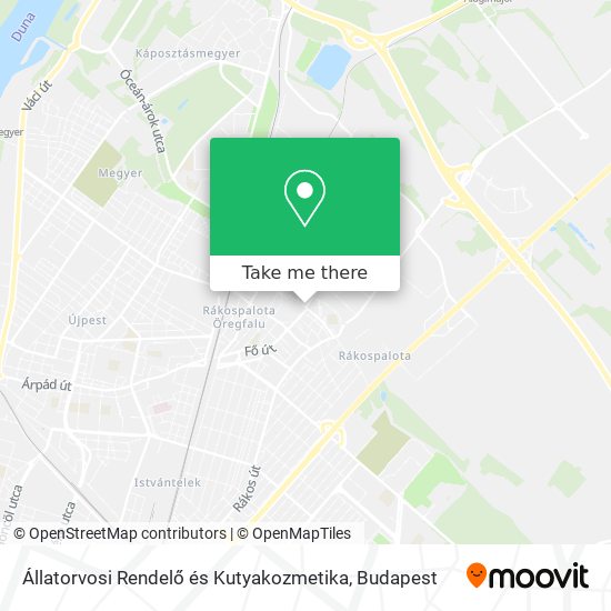 Állatorvosi Rendelő és Kutyakozmetika map