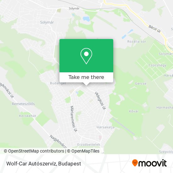 Wolf-Car Autószervíz map