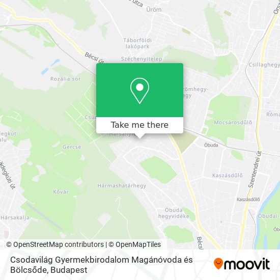 Csodavilág Gyermekbirodalom Magánóvoda és Bölcsőde map