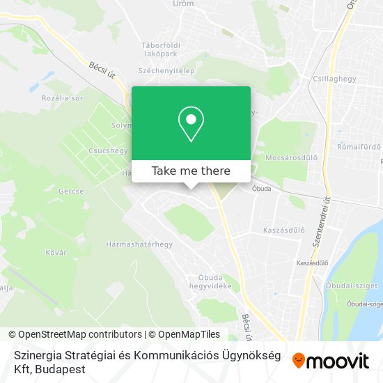 Szinergia Stratégiai és Kommunikációs Ügynökség Kft map