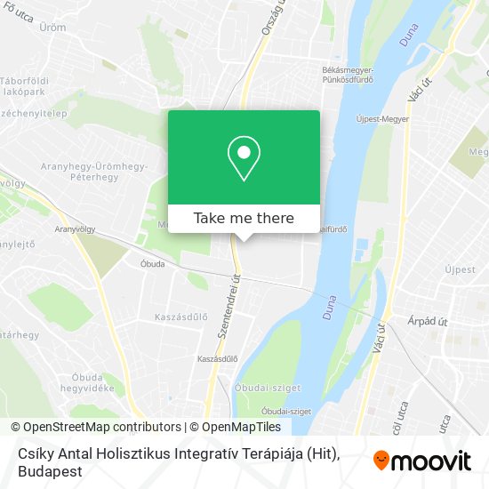 Csíky Antal Holisztikus Integratív Terápiája (Hit) map