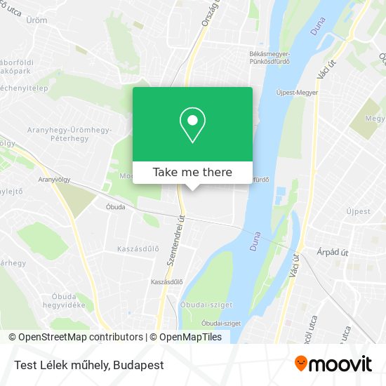 Test Lélek műhely map