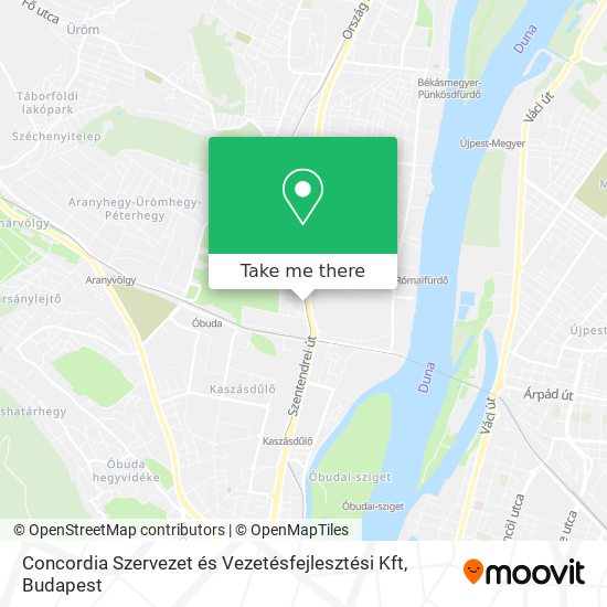 Concordia Szervezet és Vezetésfejlesztési Kft map