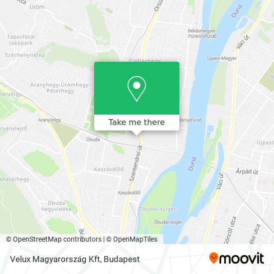 Velux Magyarország Kft map