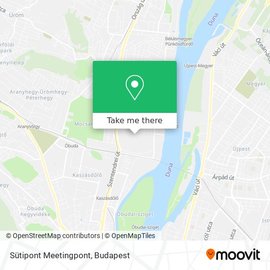 Sütipont Meetingpont map