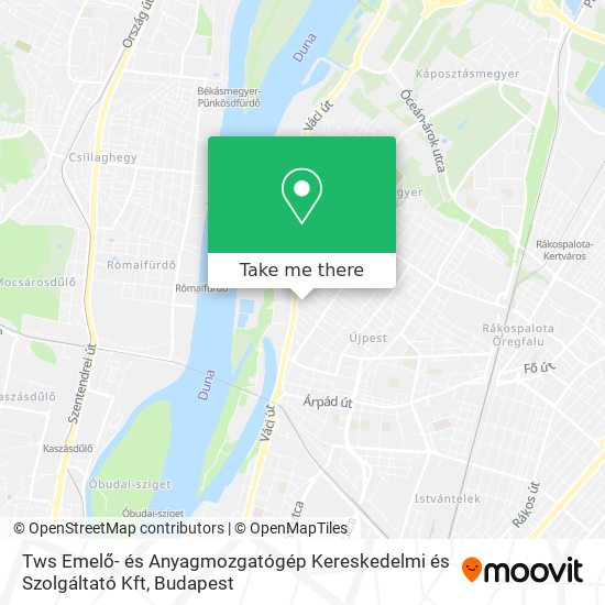 Tws Emelő- és Anyagmozgatógép Kereskedelmi és Szolgáltató Kft map