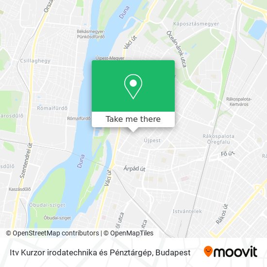 Itv Kurzor irodatechnika és Pénztárgép map