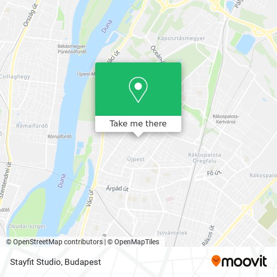 Stayfit Studio map