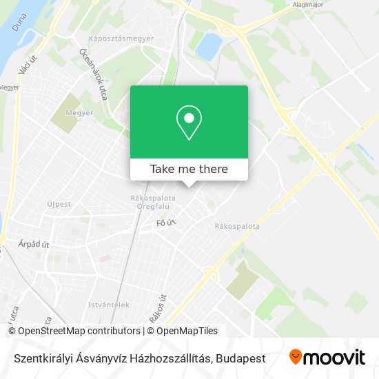 Szentkirályi Ásványvíz Házhozszállítás map