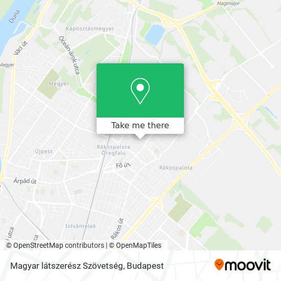 Magyar látszerész Szövetség map