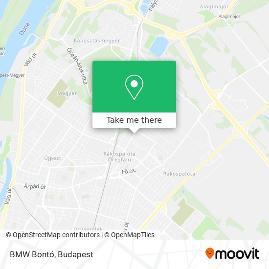 BMW Bontó map