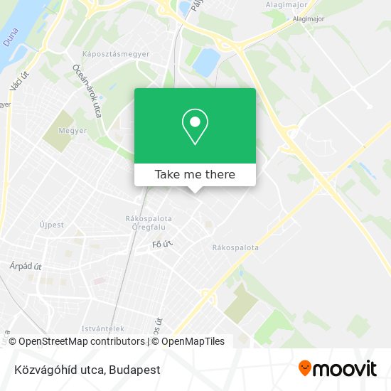 Közvágóhíd utca map