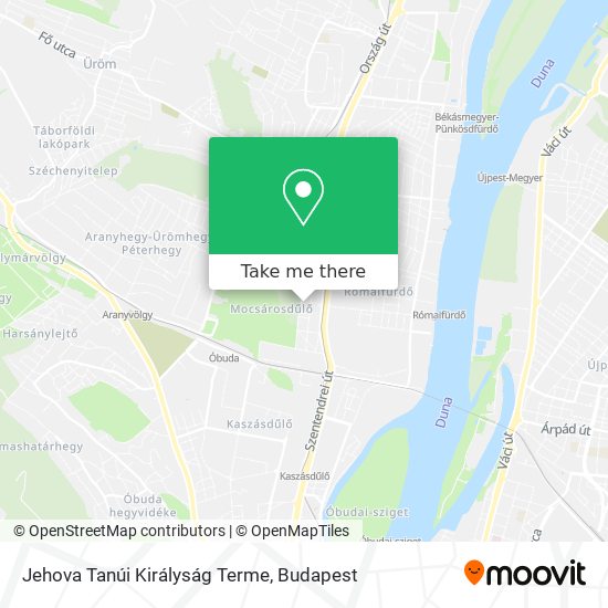 Jehova Tanúi Királyság Terme map