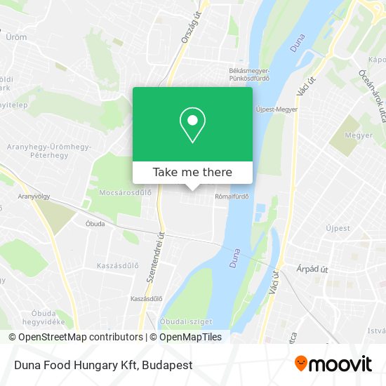 Duna Food Hungary Kft map