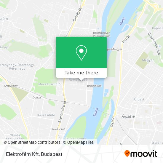 Elektrofém Kft map