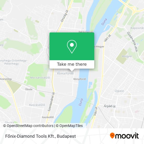 Főnix-Diamond Tools Kft. map