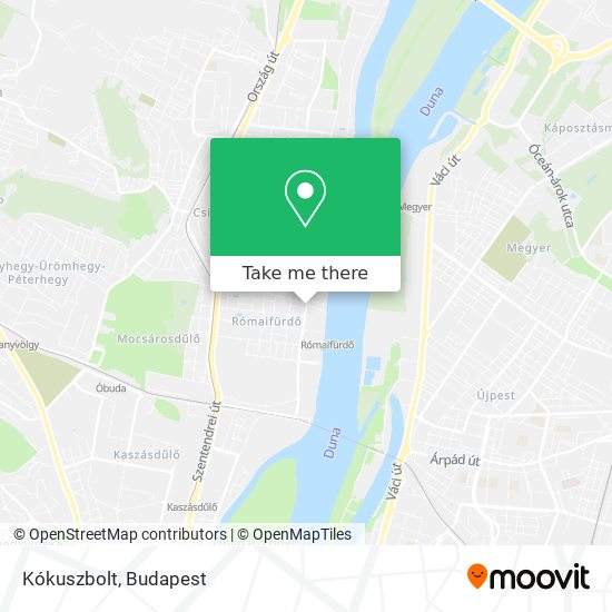 Kókuszbolt map