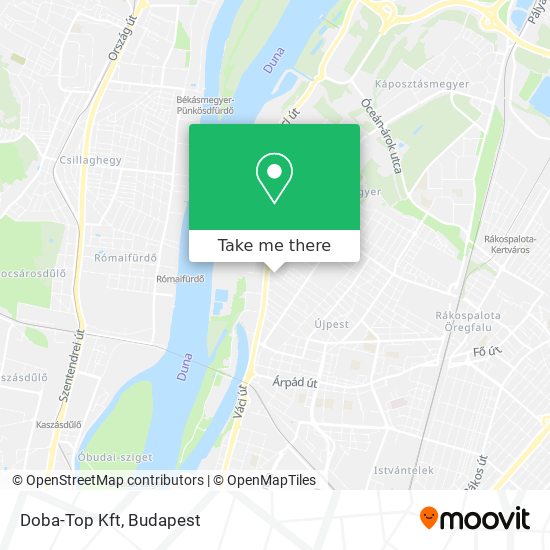 Doba-Top Kft map