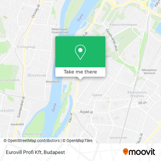 Eurovill Profi Kft map