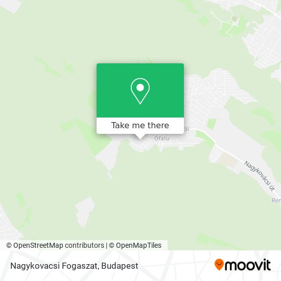 Nagykovacsi Fogaszat map