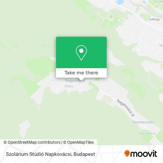 Szolárium Stúdió Napkovácsi map