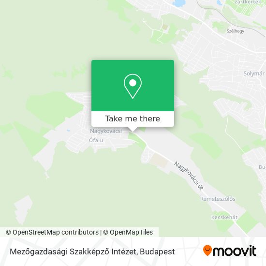 Mezőgazdasági Szakképző Intézet map