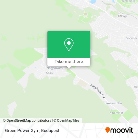 Green Power Gym map