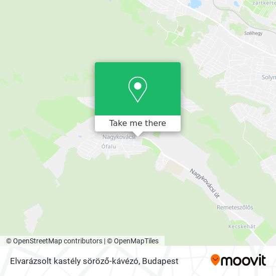 Elvarázsolt kastély söröző-kávézó map