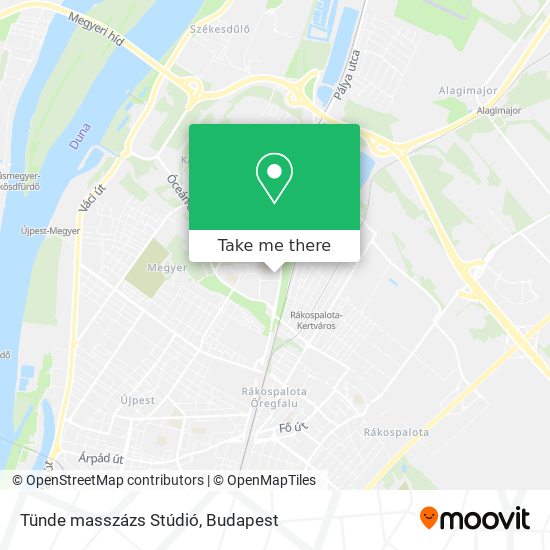 Tünde masszázs Stúdió map