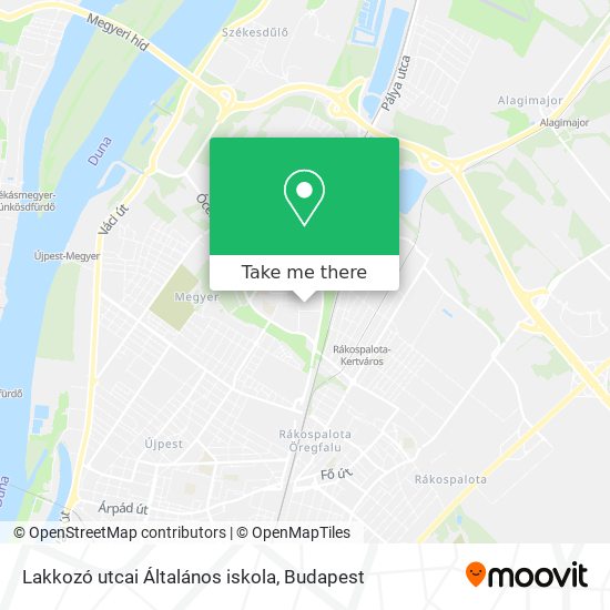 Lakkozó utcai Általános iskola map