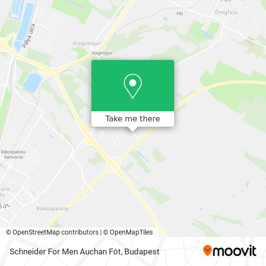 Schneider For Men Auchan Fót map