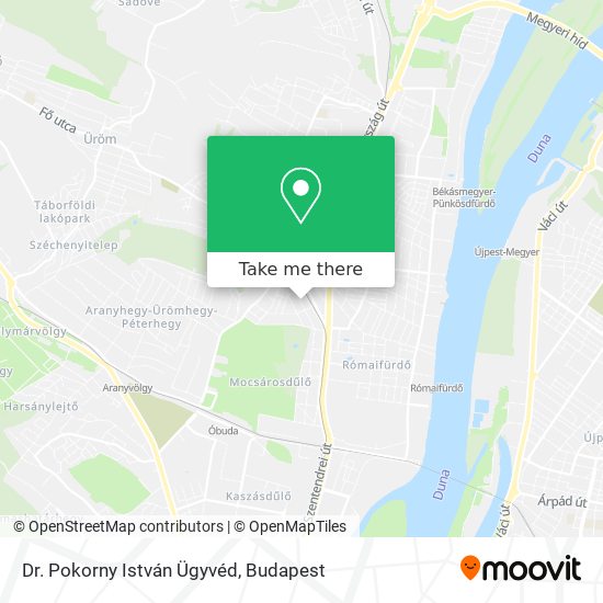 Dr. Pokorny István Ügyvéd map