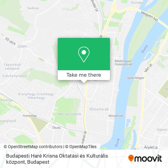 Budapesti Haré Krisna Oktatási és Kulturális központ map