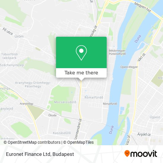 Euronet Finance Ltd map