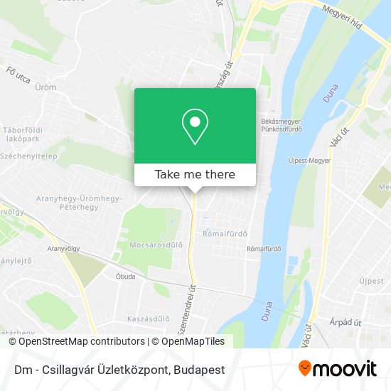 Dm - Csillagvár Üzletközpont map