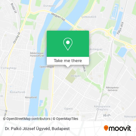 Dr. Palkó József Ügyvéd map