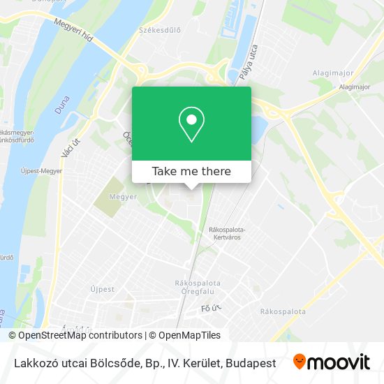 Lakkozó utcai Bölcsőde, Bp., IV. Kerület map