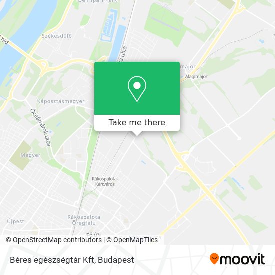 Béres egészségtár Kft map
