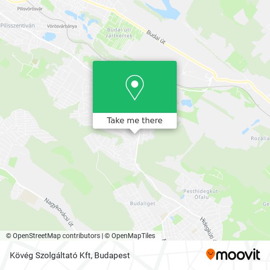 Kövég Szolgáltató Kft map