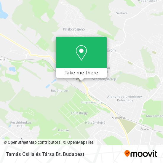 Tamás Csilla és Társa Bt map